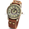 2015 Teenage Fashion leather vintage ladies wrist watch